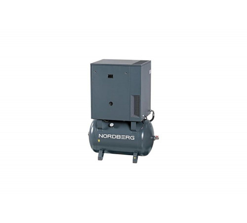 Компрессор винтовой NORDBERG 7.5 кВт, 10 Бар, 1000 л/мин, ресивер 270 л NCS270/1000-10