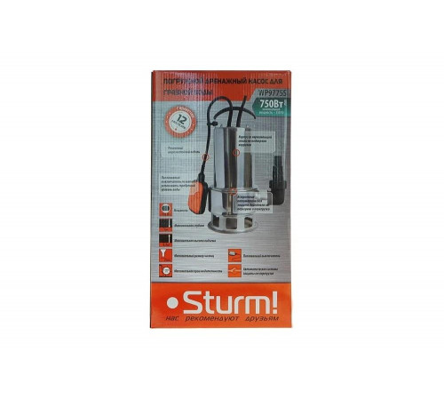 Насос для грязной воды Sturm WP9775S Насос для грязной воды Sturm WP9775S