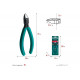 Прецизионные бокорезы KRAFTOOL Precision чистый рез 115 мм 220017-6-11_z01