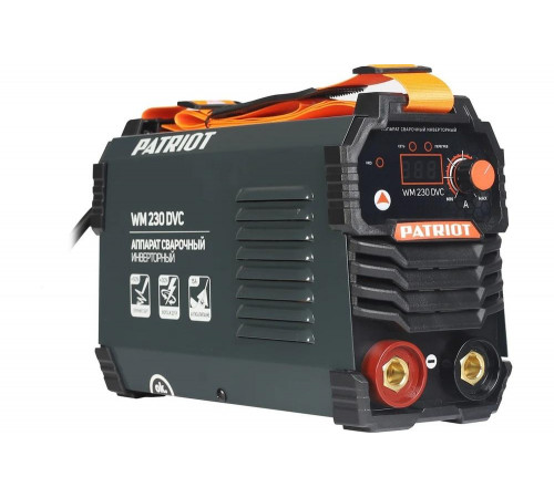 Cварочный инверторный аппарат Patriot WM230DVC MMA с маской 300D 605302291 Cварочный инверторный аппарат Patriot WM230DVC MMA с маской 300D 605302291