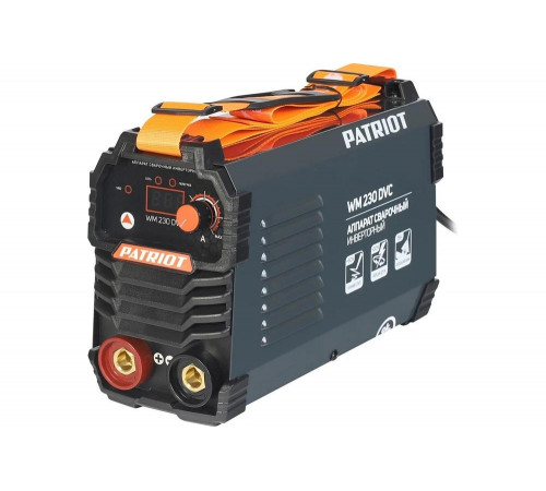 Cварочный инверторный аппарат Patriot WM230DVC MMA с маской 300D 605302291 Cварочный инверторный аппарат Patriot WM230DVC MMA с маской 300D 605302291