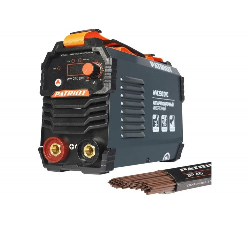 Cварочный инверторный аппарат Patriot WM230DVC MMA с маской 300D 605302291 Cварочный инверторный аппарат Patriot WM230DVC MMA с маской 300D 605302291