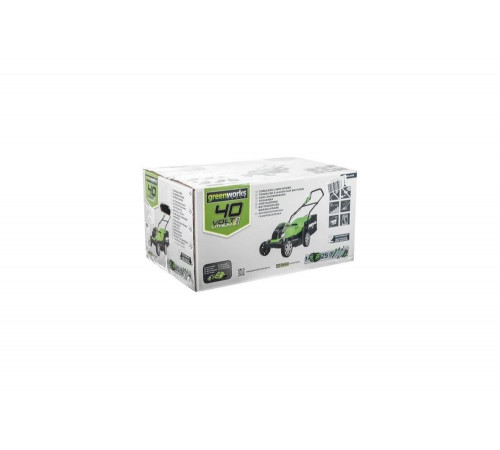 Аккумуляторная газонокосилка GreenWorks G40LM35K6 2501907UF Аккумуляторная газонокосилка GreenWorks G40LM35K6 2501907UF