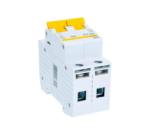 Автомат IEK ВА47-29 2п, 16А, C, 4.5кА