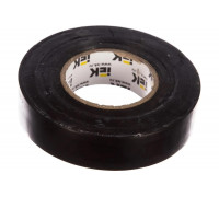 Изолента ПВХ 19мм, 20м, черная IEK ИЭК UIZ-20-10-K02