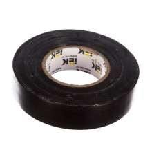 Изолента ПВХ 19мм, 20м, черная IEK ИЭК UIZ-20-10-K02