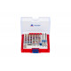 Набор вставок (бит) 1/4", PH, PZ, Hex, Torx, Slotted, 28 предметов МАСТАК 058-11028C