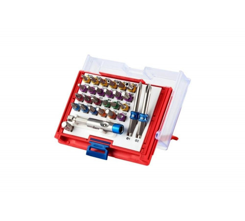 Набор вставок (бит) 1/4", PH, PZ, Hex, Torx, Slotted, 28 предметов МАСТАК 058-11028C Набор вставок (бит) 1/4", PH, PZ, Hex, Torx, Slotted, 28 предметов МАСТАК 058-11028C