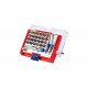 Набор вставок (бит) 1/4", PH, PZ, Hex, Torx, Slotted, 28 предметов МАСТАК 058-11028C