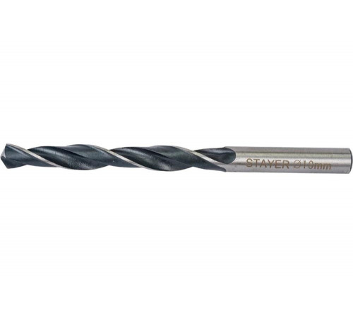 STAYER 19 шт. (Ø 1-10 мм), HSS-R, набор сверл спиральных по металлу 29602-H19-M_z01 STAYER 19 шт. (Ø 1-10 мм), HSS-R, набор сверл спиральных по металлу 29602-H19-M_z01