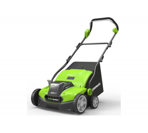 Бесщеточный аккумуляторный аэратор-скарификатор Greenworks GD40SC36 40 В, с АКБ 6 А*ч и ЗУ 2511507UF Бесщеточный аккумуляторный аэратор-скарификатор Greenworks GD40SC36 40 В, с АКБ 6 А*ч и ЗУ 2511507UF