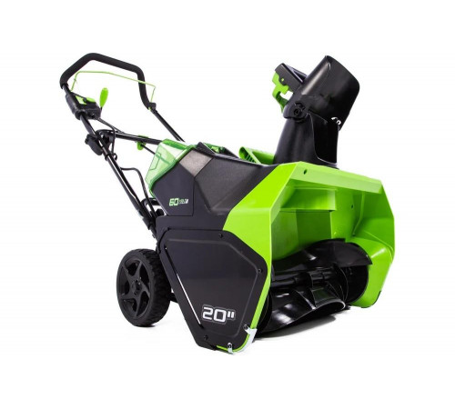 Аккумуляторный бесщеточный снегоуборщик GreenWorks GD60ST 60V, АКБ 4Ач и ЗУ 2602407UB Аккумуляторный бесщеточный снегоуборщик GreenWorks GD60ST 60V, АКБ 4Ач и ЗУ 2602407UB