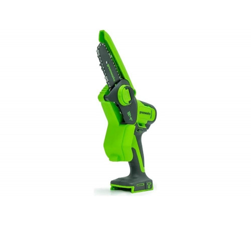 Аккумуляторная цепная мини пила GreenWorks 24V, 10 см, без АКБ и ЗУ 2008207 Аккумуляторная цепная мини пила GreenWorks 24V, 10 см, без АКБ и ЗУ 2008207