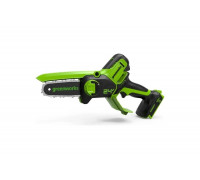 Аккумуляторная цепная мини пила GreenWorks 24V, 10 см, без АКБ и ЗУ 2008207