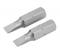 Набор вставок бит торцевых 1/4", Slotted, 4.5x0.6 мм, 25 мм, 2 шт TOLSEN TT20203