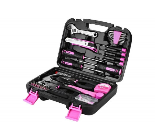 Набор инструментов для дома DEKO TZ100 PINK 100шт. 065-0340 Набор инструментов для дома DEKO TZ100 PINK 100шт. 065-0340