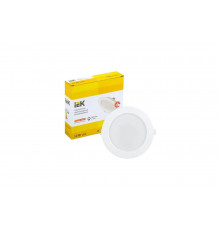 Светильник IEK ДВО 1613 LED, белый, круг, 12Вт, 3000К, IP20 LDVO0-1613-12-3000-K01