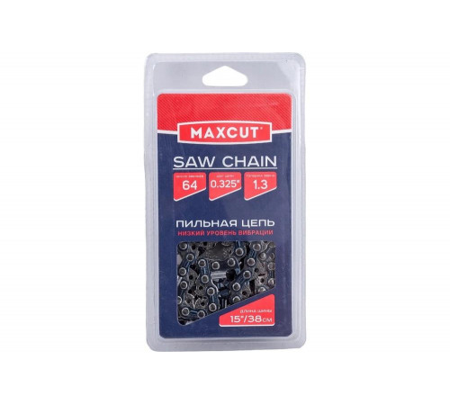 Цепь (20LV-64E; 0,325; 1,3; 64 звеньев; блистер) MAXCUT 086321065 Цепь (20LV-64E; 0,325; 1,3; 64 звеньев; блистер) MAXCUT 086321065