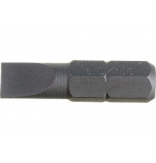 Торцевая вставка (бита) 1/4", Slotted, 6х1.0мм, 25мм KING TONY 102506S1