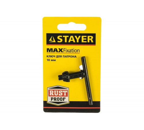 Ключ для патрона дрели, 10 мм STAYER 29057-10