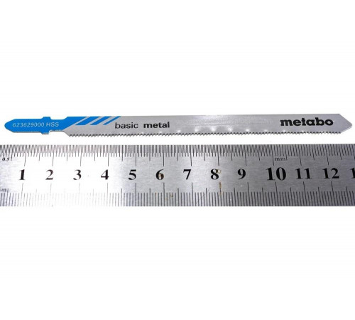 Пилки по стали и цветным металлам T318A (106х1.2 мм. HSS, 5 шт.) Metabo 623629000 Пилки по стали и цветным металлам T318A (106х1.2 мм. HSS, 5 шт.) Metabo 623629000