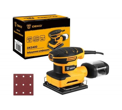 DEKO DKS400 - вибрационная шлифмашина высокого качества DEKO DKS400 - вибрационная шлифмашина высокого качества