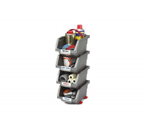 Комплект лотков Keter CLICK BIN MEDIUM SET 4 PCS. 1.3 L17193661 Комплект лотков Keter CLICK BIN MEDIUM SET 4 PCS. 1.3 L17193661