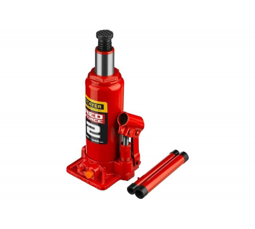 STAYER 2 т, 181-345 мм, домкрат бутылочный гидравлический RED FORCE 43160-2_z01 Professional STAYER 2 т, 181-345 мм, домкрат бутылочный гидравлический RED FORCE 43160-2_z01 Professional