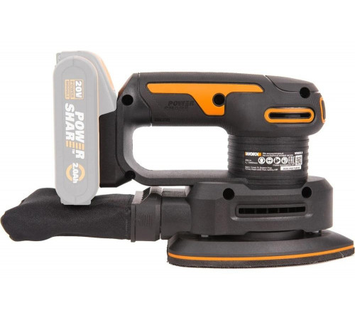 Аккумуляторная виброшлифмашина WORX WX822.9