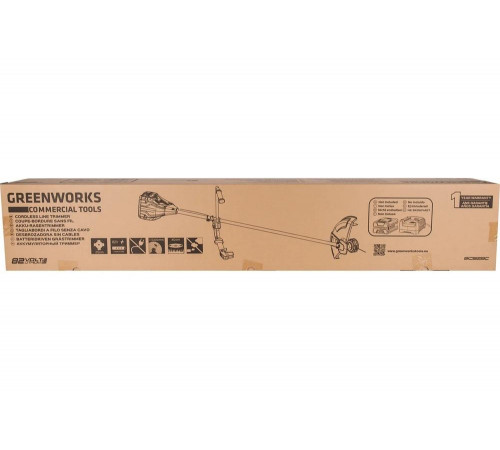 Аккумуляторный триммер Greenworks GD82BCB 2103107