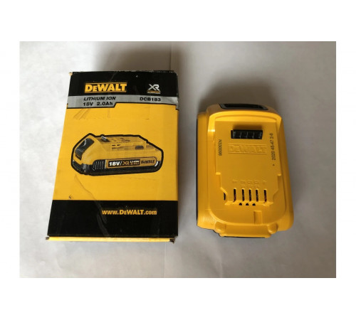 Аккумулятор (18 В; 2.0 А*ч; Li-Ion) DEWALT DCB 183