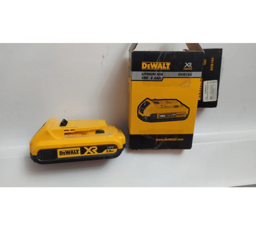Аккумулятор (18 В; 2.0 А*ч; Li-Ion) DEWALT DCB 183