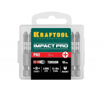 Набор ударных бит KRAFTOOL Impact Pro E 1/4", PH2, 50 мм, 10 шт 26191-2-50-S10