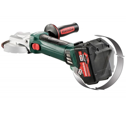 Угловая шлифмашина Metabo WF 18 LTX 125 Quick Cordl. flat head gr 601306840 Угловая шлифмашина Metabo WF 18 LTX 125 Quick Cordl. flat head gr 601306840