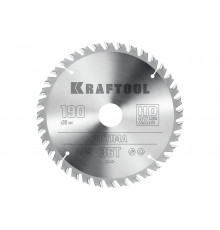 Диск пильный по дереву KRAFTOOL Optima 190x30 мм, 36Т 36951-190-30