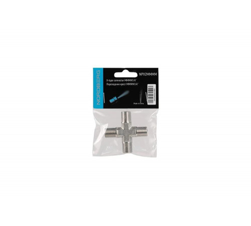 Переходник крест MMMМ1/4" NORDBERG NPX2MMMM ЦБ-0010503