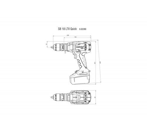 Аккумуляторный ударный шуруповерт Metabo SB 18 LTX Quick 602200840 Аккумуляторный ударный шуруповерт Metabo SB 18 LTX Quick 602200840
