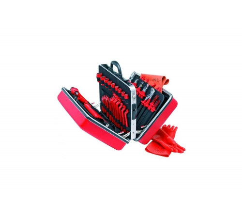 Набор инструментов 1000 V в чемодане KNIPEX KN-989914