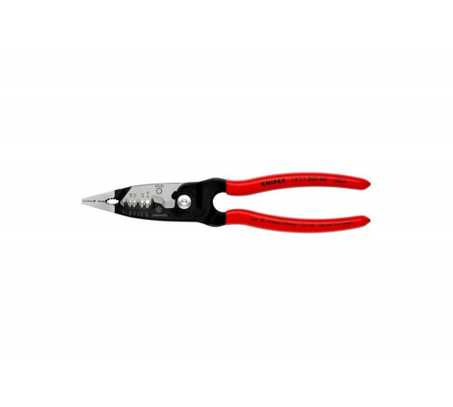 Инструмент для зачистки гармонизированных европейских кабелей KNIPEX из закаленной стали, фосфатированный, обливные ручки KN-1371200ME Инструмент для зачистки гармонизированных европейских кабелей KNIPEX из закаленной стали, фосфатированный, обливные ручки KN-1371200ME