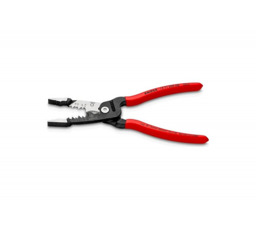Инструмент для зачистки гармонизированных европейских кабелей KNIPEX из закаленной стали, фосфатированный, обливные ручки KN-1371200ME Инструмент для зачистки гармонизированных европейских кабелей KNIPEX из закаленной стали, фосфатированный, обливные ручки KN-1371200ME