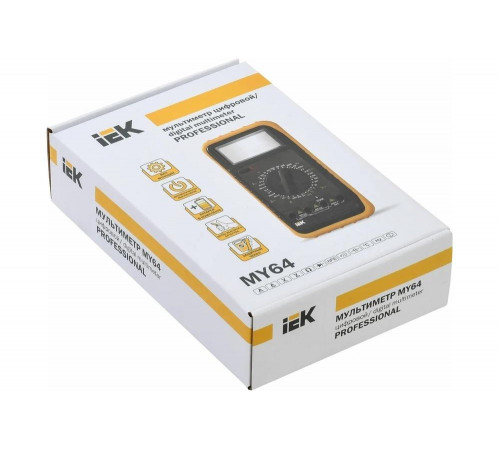 Цифровой мультиметр IEK Professional MY64 Цифровой мультиметр IEK Professional MY64