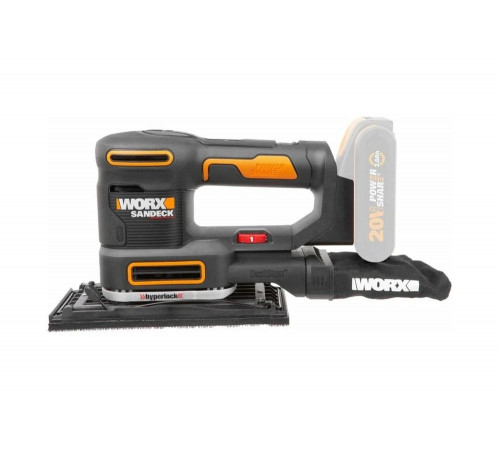 Аккумуляторная виброшлифмашина WORX WX820.9 Аккумуляторная виброшлифмашина WORX WX820.9