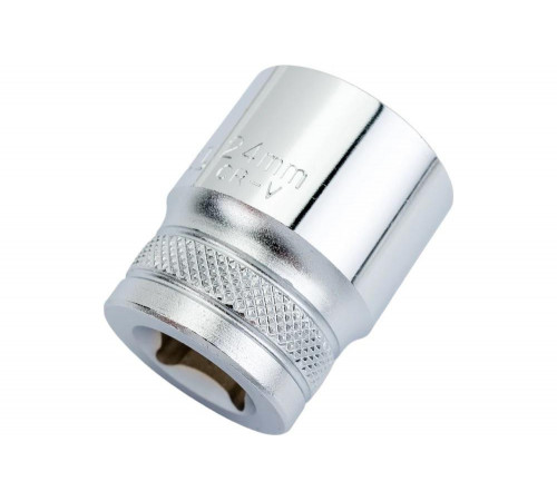 KRAFTOOL 1/2", 24 мм, Cr-V сталь, хромированная, торцовая головка 27805-24_z01
