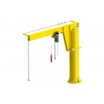 Консольно-поворотный кран TOR г/п 2 т, 360 (Rmin=0,5 м, Rmax=4 м, H=2,5 м) с ручным поворотом консоли, без тали 1021795