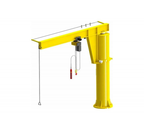 Консольно-поворотный кран TOR г/п 2 т, 360 (Rmin=0,5 м, Rmax=4 м, H=2,5 м) с ручным поворотом консоли, без тали 1021795