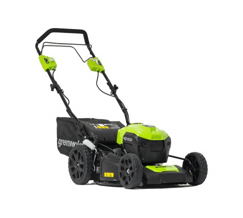 Газонокосилка аккумуляторная GreenWorks 40V, 46см, самоходная, бесщеточная, c 1хАКБ 4 Ач c USB и ЗУ 2506807USB4 Газонокосилка аккумуляторная GreenWorks 40V, 46см, самоходная, бесщеточная, c 1хАКБ 4 Ач c USB и ЗУ 2506807USB4