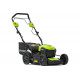 Газонокосилка аккумуляторная GreenWorks 40V, 46см, самоходная, бесщеточная, c 1хАКБ 4 Ач c USB и ЗУ 2506807USB4