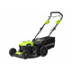 Газонокосилка аккумуляторная GreenWorks 40V, 46см, самоходная, бесщеточная, c 1хАКБ 4 Ач c USB и ЗУ 2506807USB4
