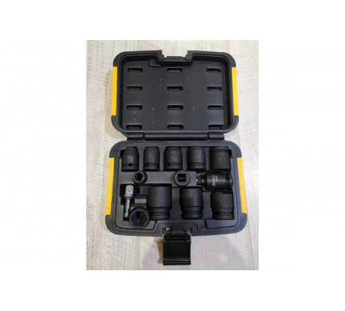 Набор ударных торцевых головок (10-27 мм; 1/2"; 9 шт.) DEWALT DT7507