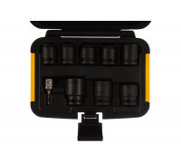 Набор ударных торцевых головок (10-27 мм; 1/2"; 9 шт.) DEWALT DT7507